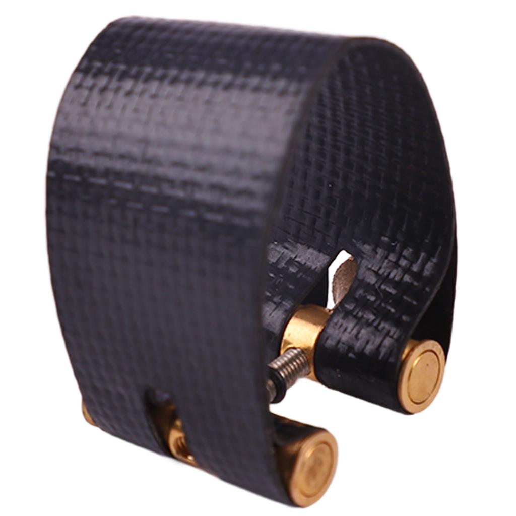 Saxophone Ligature Fastener Adjustable Screw Uniform Sound Sax Ligature Replacement Black Tenor
