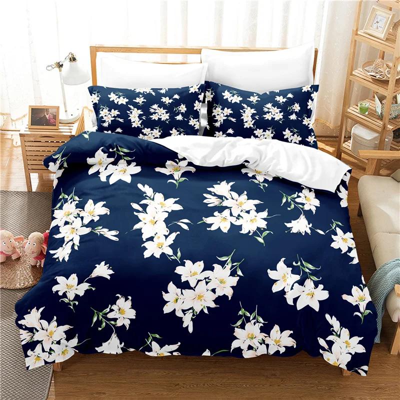 Black And White Milk Pattern Bedding Set Simple Style Soft And Comfortable Duvet Cover Set 3-Piece Children's Duvet Cover Set