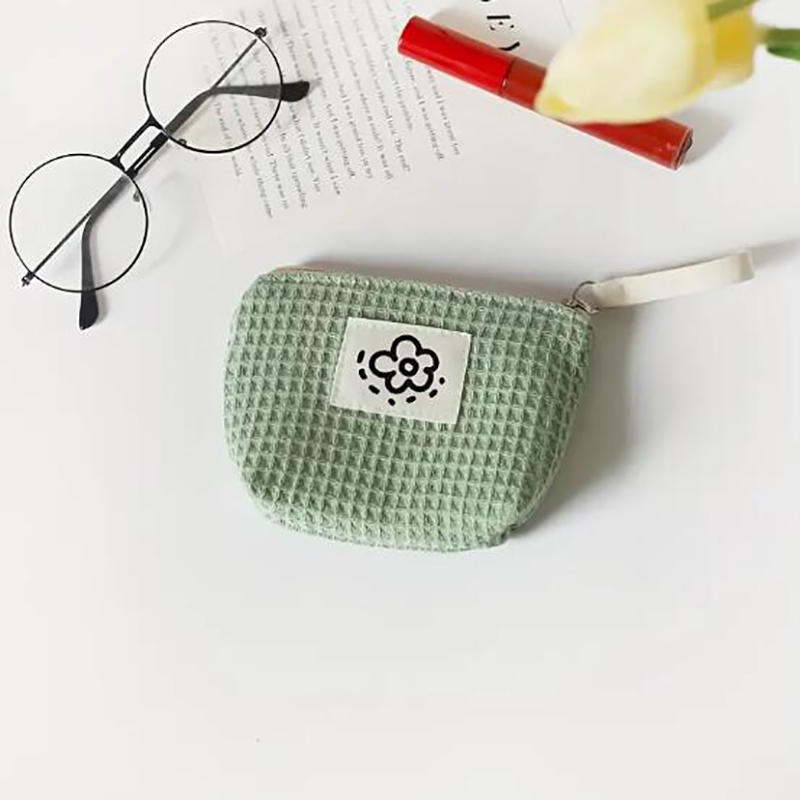 Cute Simple Zipper Small Change Purse Women Travel Card Holder Mini Cosmetic Pouch for Organizing Small Items Cash