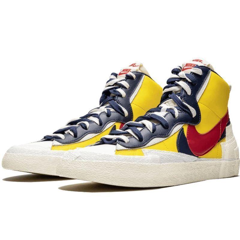 BV0072-700 Sacai Nike Blazer Mid Varsity Maize Varsity Red (Men's)