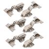 3 Sets Hinges for Office 2Stage Hydraulic NickelPlated 4Hole Large Bend A2202C