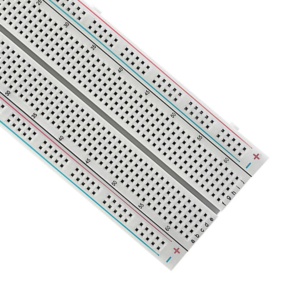 Breadboard 830 Point Circuit Boards Solderless Universal Experiment Boards Spliceable for Circuit Assembly and Commissioning