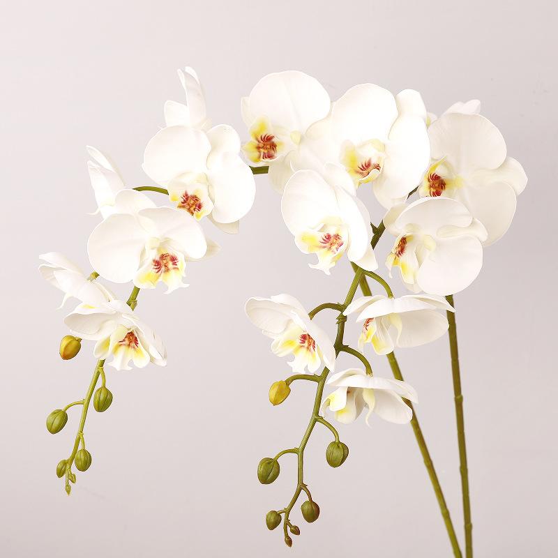 Simulation Phalaenopsis, retro high-grade silicone cotton cherry blossoms, wedding decoration lip Phalaenopsis simulation flower