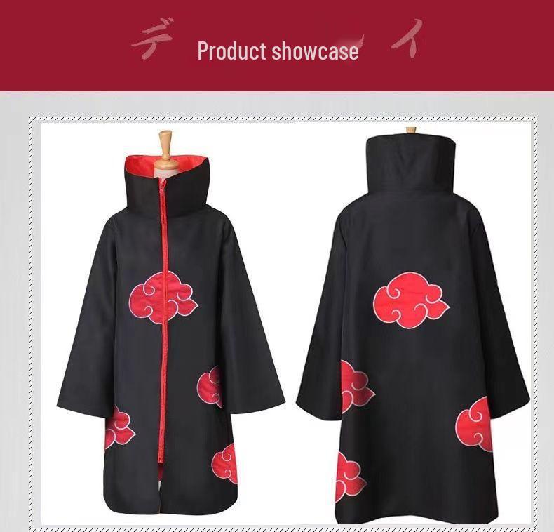 Naruto Akatsuki Cloak Cosplay Costume: Uchiha Itachi, Deidara, Sasori, Obito, Tobi, Fourth Hokage Edition