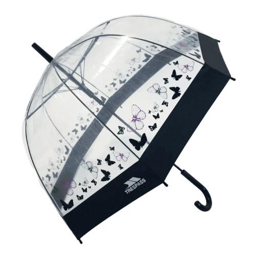 TRESPASS Butterfly Clear Umbrella