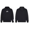 Graffiti Letter Print Hooded Sweatshirt Jacket Men Loose Fit Streetwear Long Sleeve Cotton Pullover