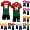 Personalised Shirts Kit Mens Girls With Name Number Custom Football Jerseys For Boys Training Suit