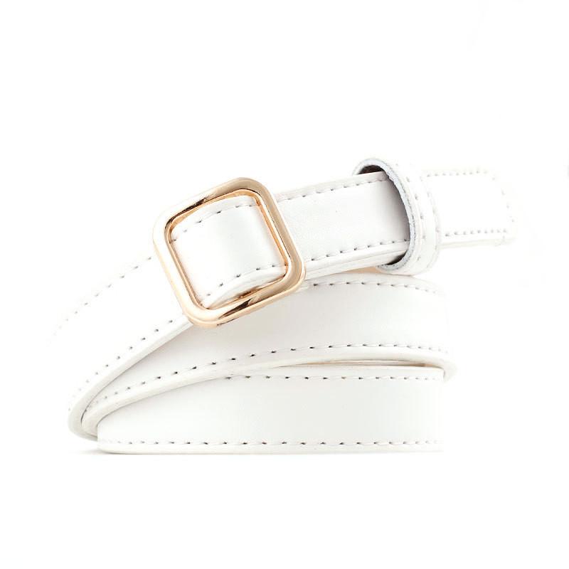 Chic Minimalist Women's Belt In Various Colors Great For Jeans And Casual Looks