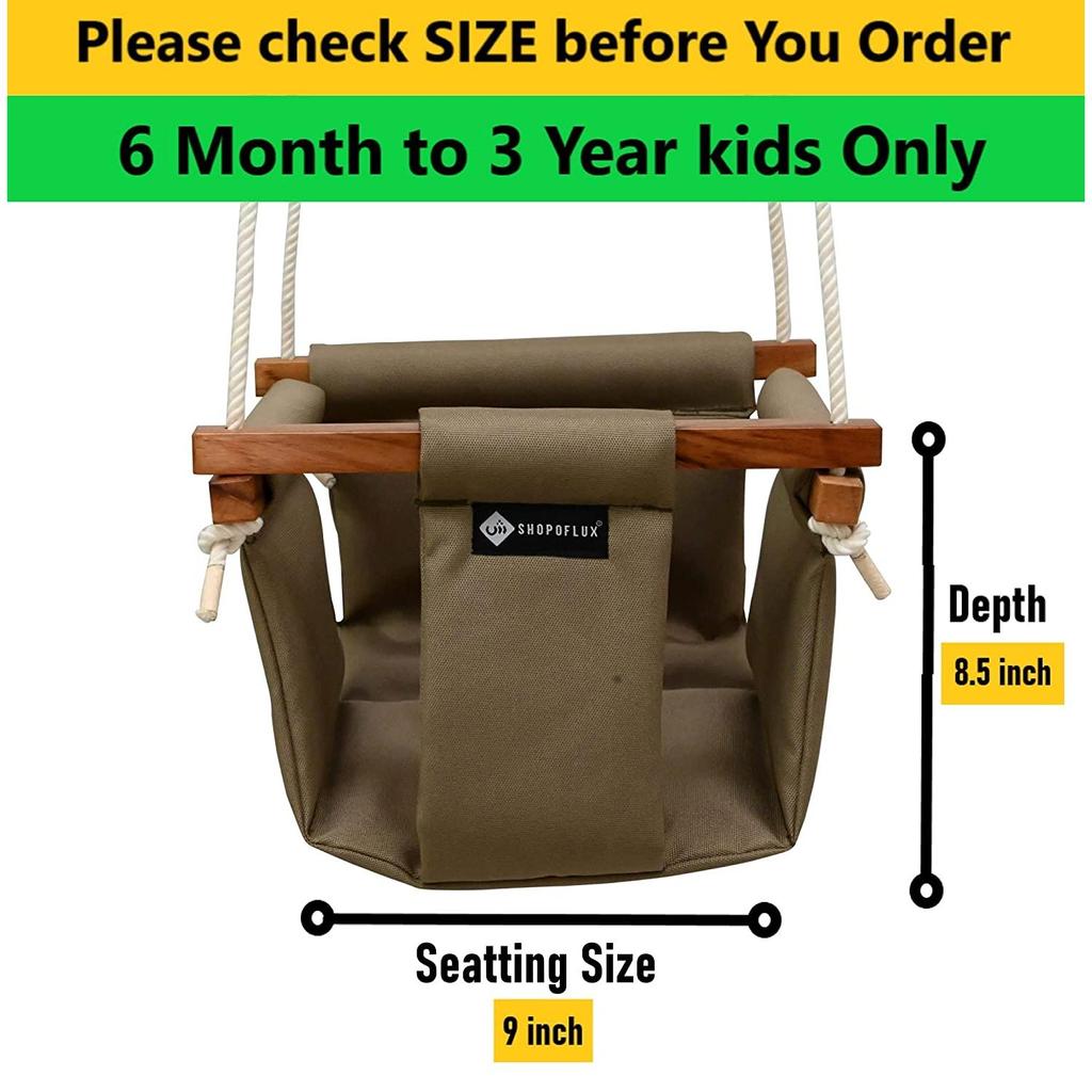 Huśtawka dla dzieci, huśtawka dla niemowląt wisząca do wewnątrz i na zewnątrz.