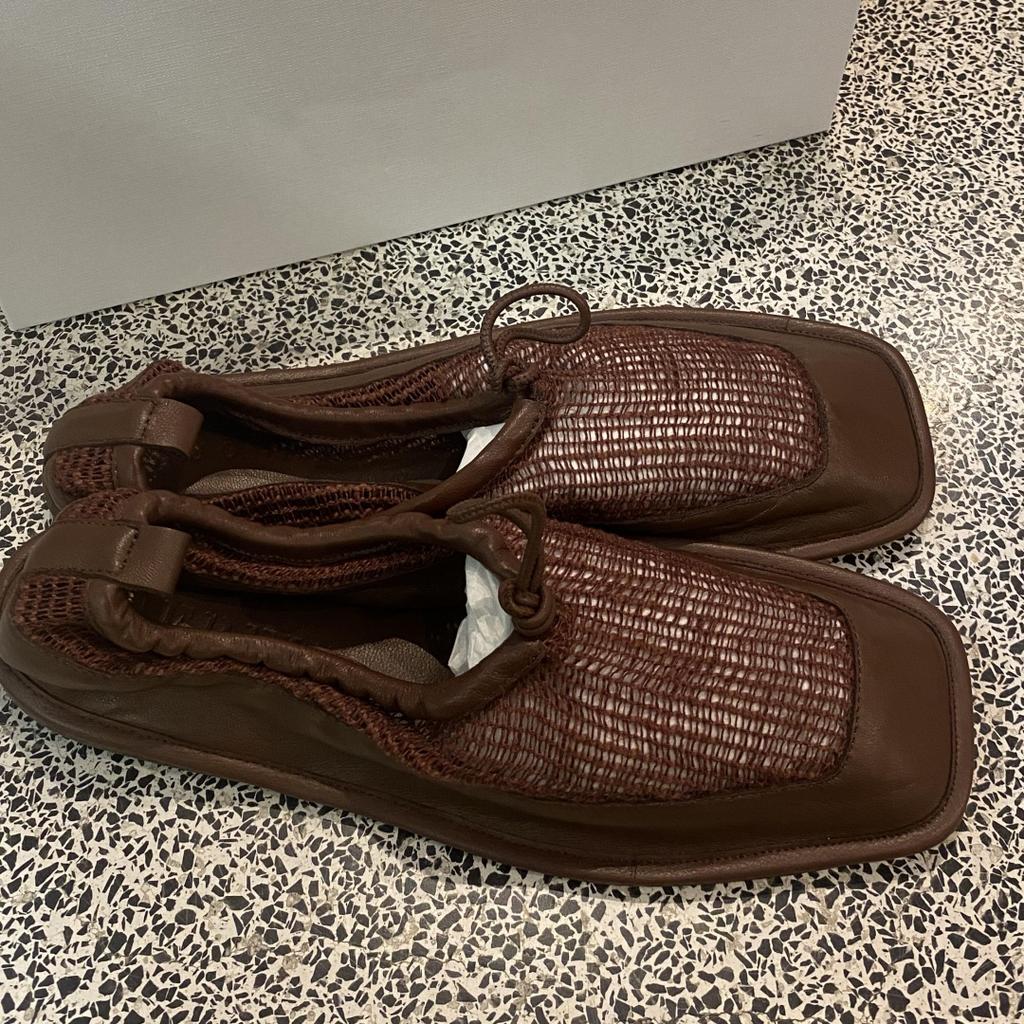 Fashion Square-Toed Mesh Splicing Sandals Shallow Lace-Up Slip-On Flats Soft Leather Comfortable Simple Women Shoes Sandalias Mujer