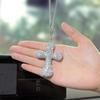 Rhinestone Car Hanging Ornament Bling Pendant for Rearview Mirror Sparkling Decoration for Bag