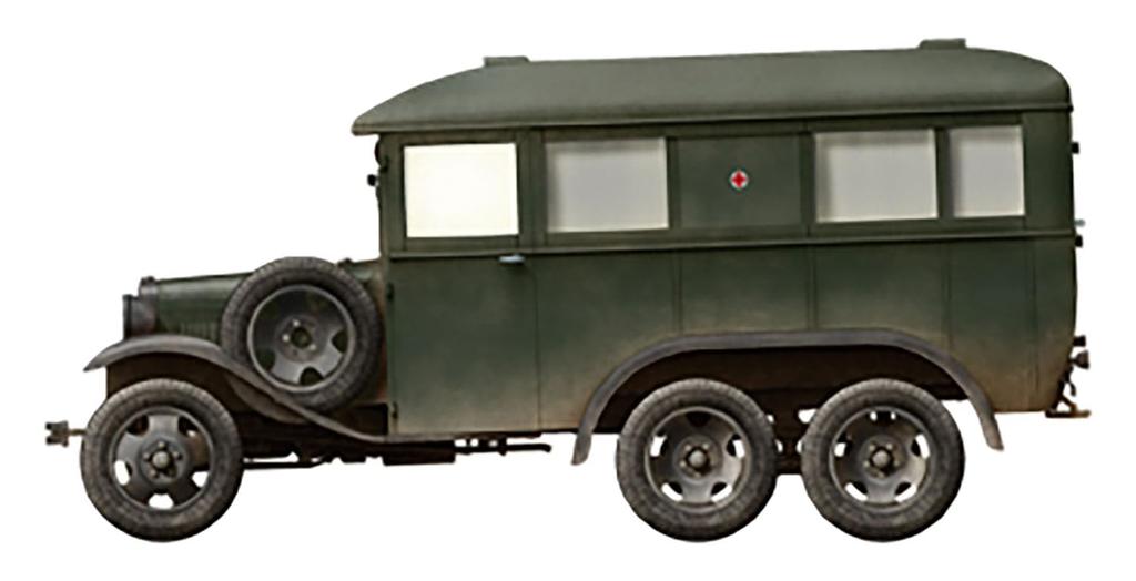 WWII Soviet Army Ambulance GAZ-05-194