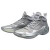 Aape X Li Ning Way Of Wade 10 Cushioning Slip Resistant Abrasion Resistant Mid Top Basketball Shoes Gray ABAS175-1