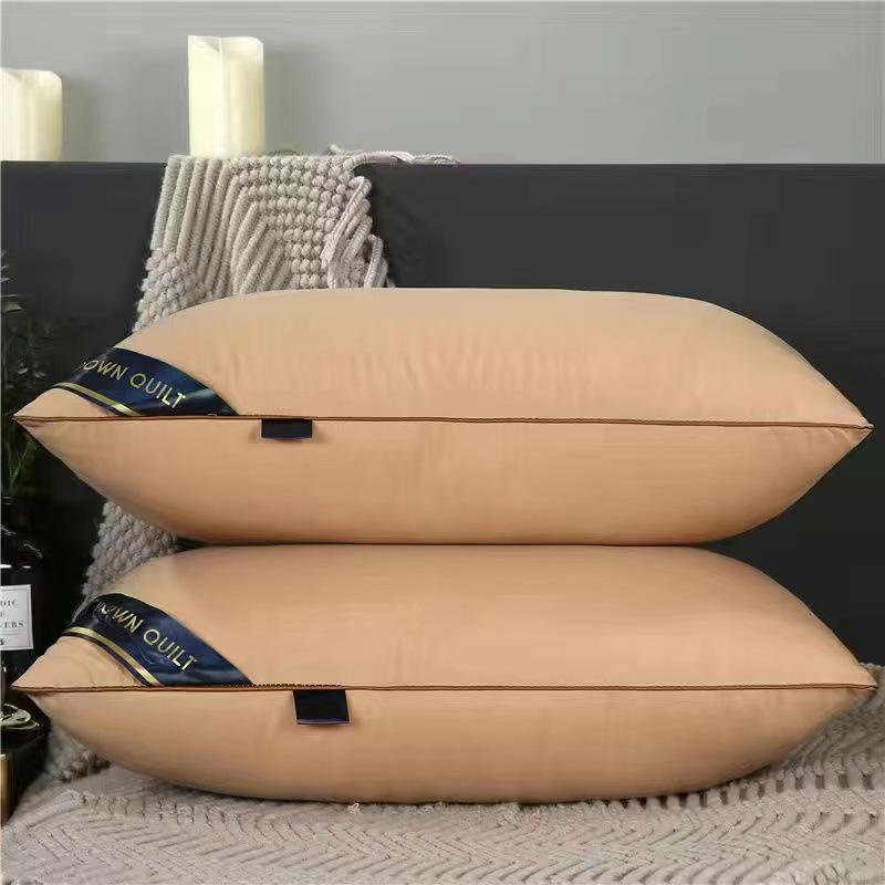 Luxury Hotel-Quality Pillowcase & Neck Support Pillow Set - Pair Pack for Better Sleep