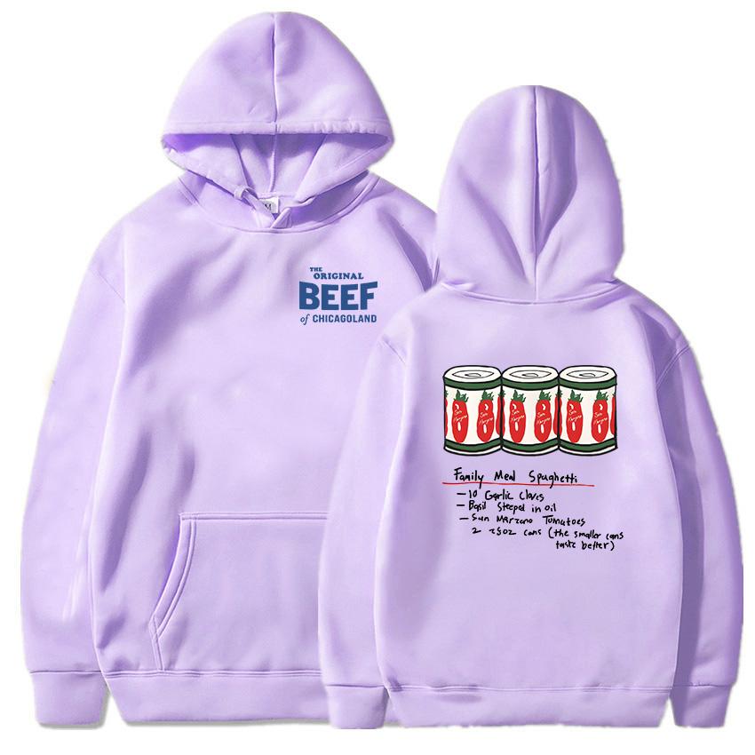 Men Clothes The Original Beef of Chicagoland Hoodies The Bear TV Series Graphic Sweatshirts Moletom Long Sleeve Hooded Pullovers