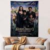 The Addams Family Movie Poster Wall Tapestry Wednesday Morticia Gomez Gothic Dark Comedy Decor for Bedroom Living Room Game Room Gift