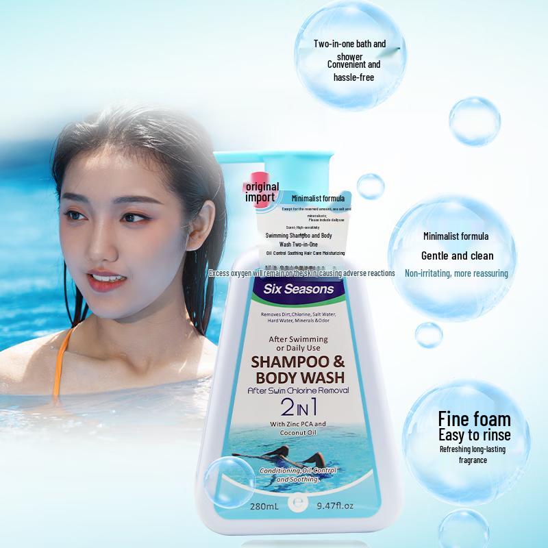 Sixth Season 2-in-1 Post-Swim Shampoo & Body Wash