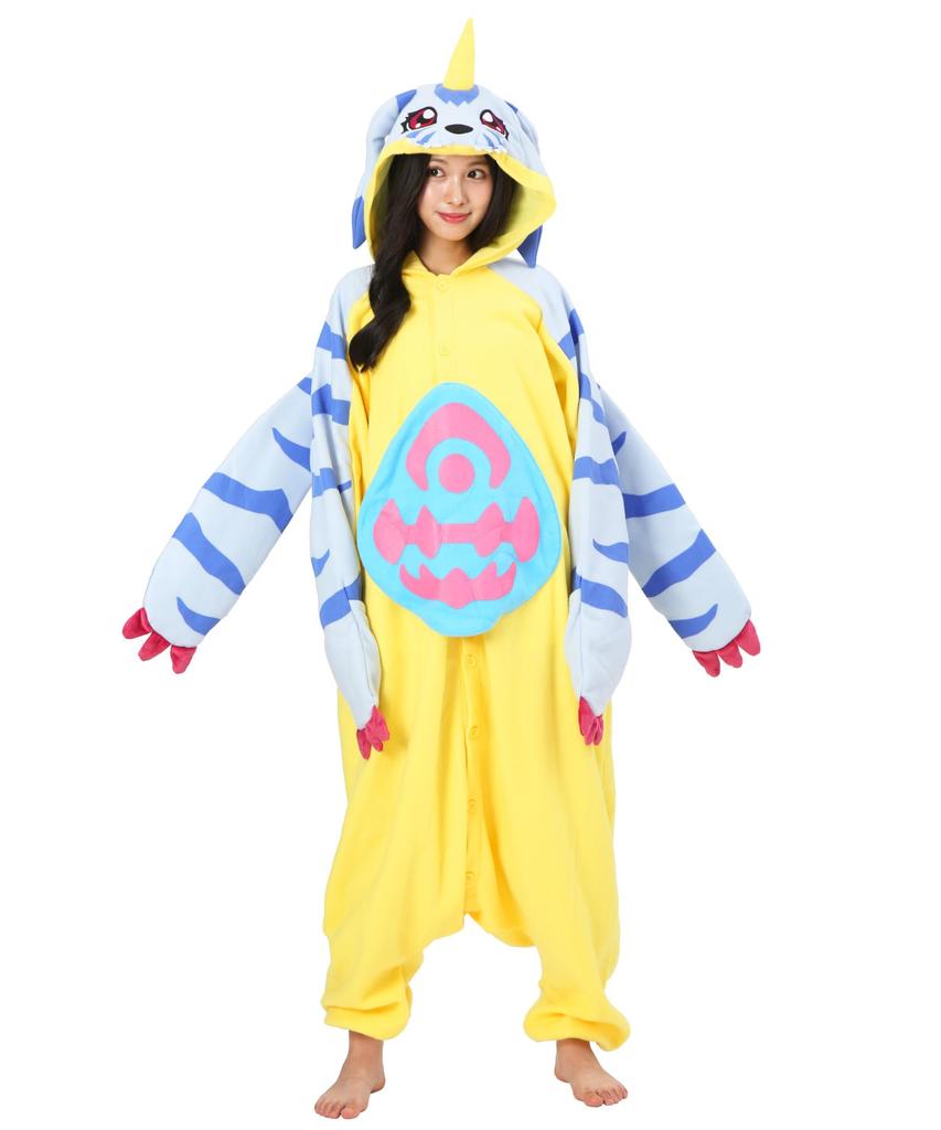Charakterový fleecový kigurumi Digimon Gabumon [SAZAC]