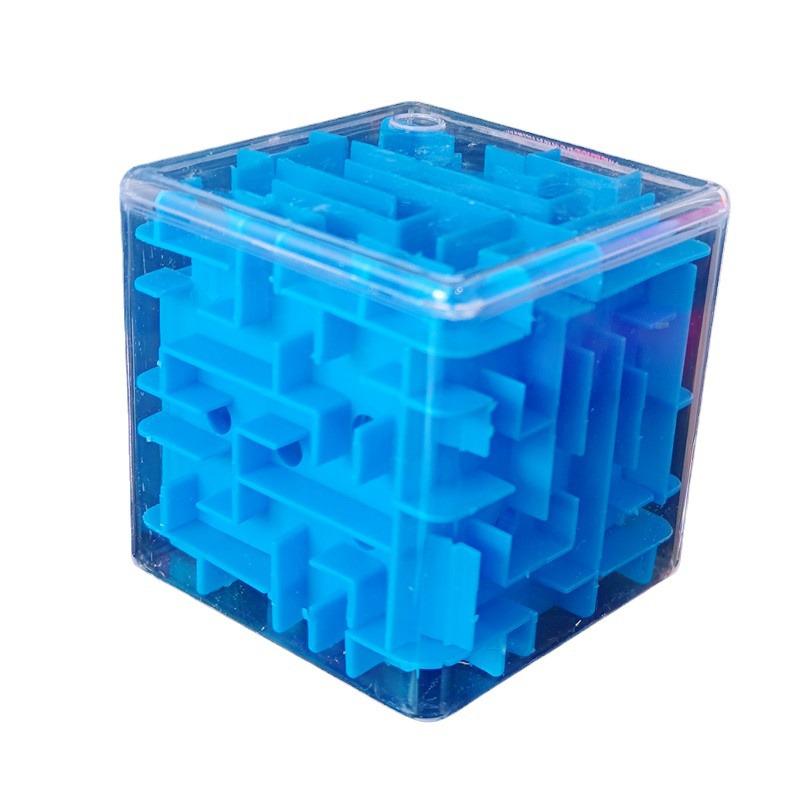 3D Maze Ball Puzzle Cube: Children's Educational Six-Sided Toy