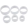 6 Pcs Mould Punch Pastry Biscuit Cake Fondant Paste Round