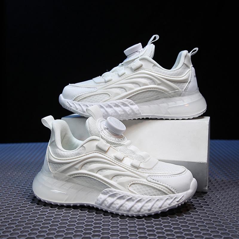 Girls Shoes Children's Sports Shoes 032 Spring and Summer Mesh Breathable Soft Sole Girls Running Shoes Pink Dad Shoes