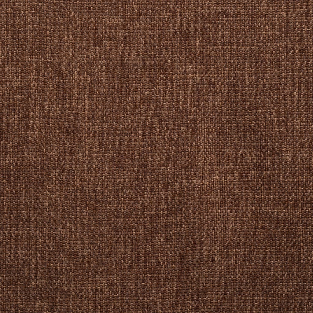 Dining Chairs 2 Pcs Brown Fabric