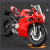 Large Size 1/9 Scale Ducatis Panigale V4S Alloy Racing Motorcycle Simulation Diecast Metal Street Motorcycle Model With Light Kid Gift