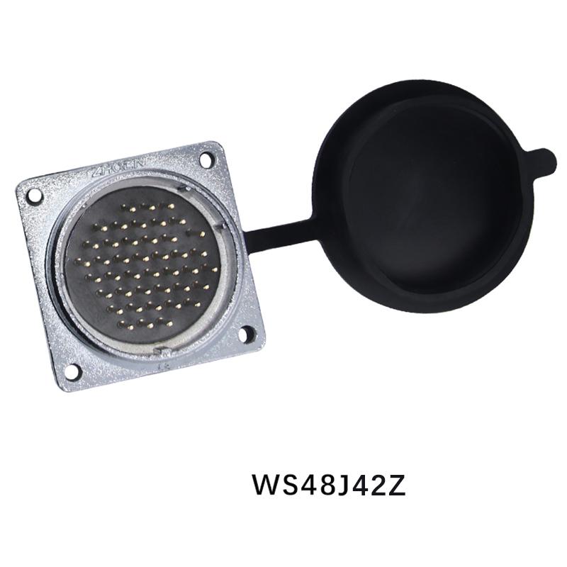 ZHQCN WS48 TQ+Z Waterproof M48 Female Plug Male Socket Panel 5 7 20 27 38 42 Pin Industrial Aviation Connector Electrical Power
