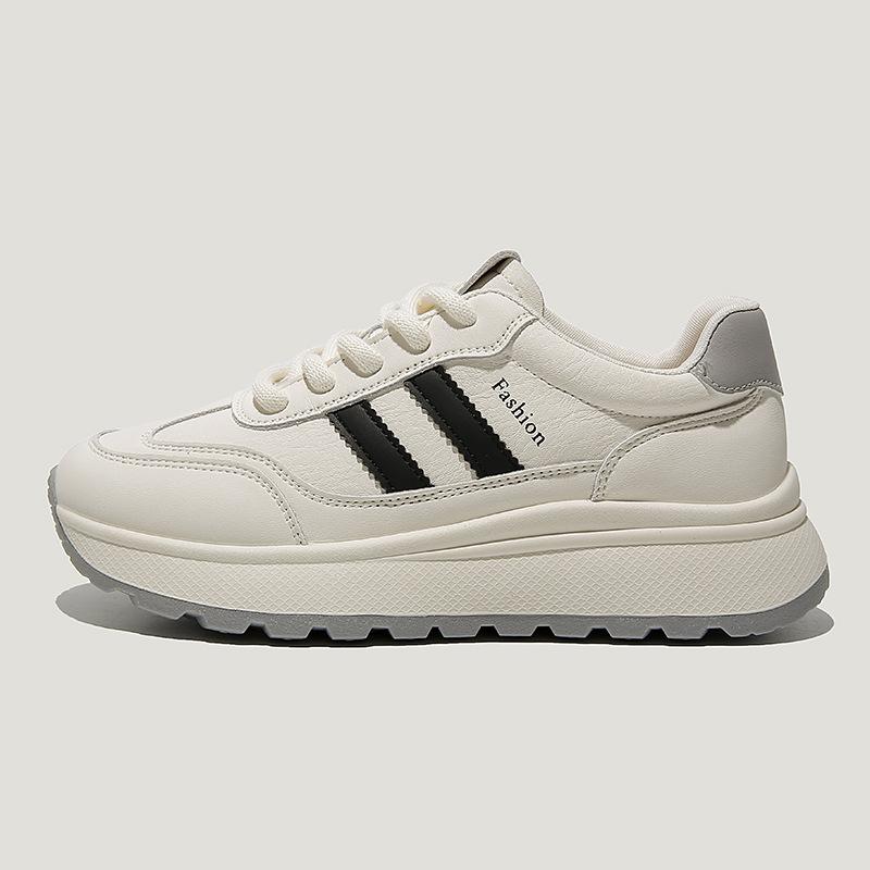 Mesh breathable thick-soled white shoes women's new versatile and lightweight sports and leisure versatile Forrest Gump shoes in summer 2025