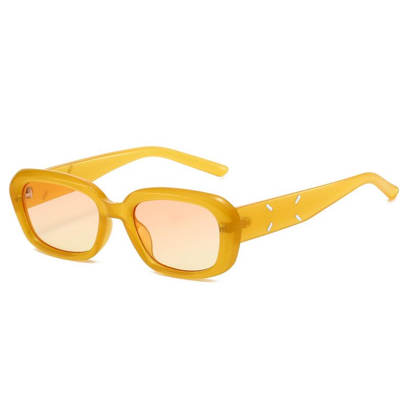 JYL Small Square Oval Sunglasses Women Retro Punk Fashion Shades / 6230