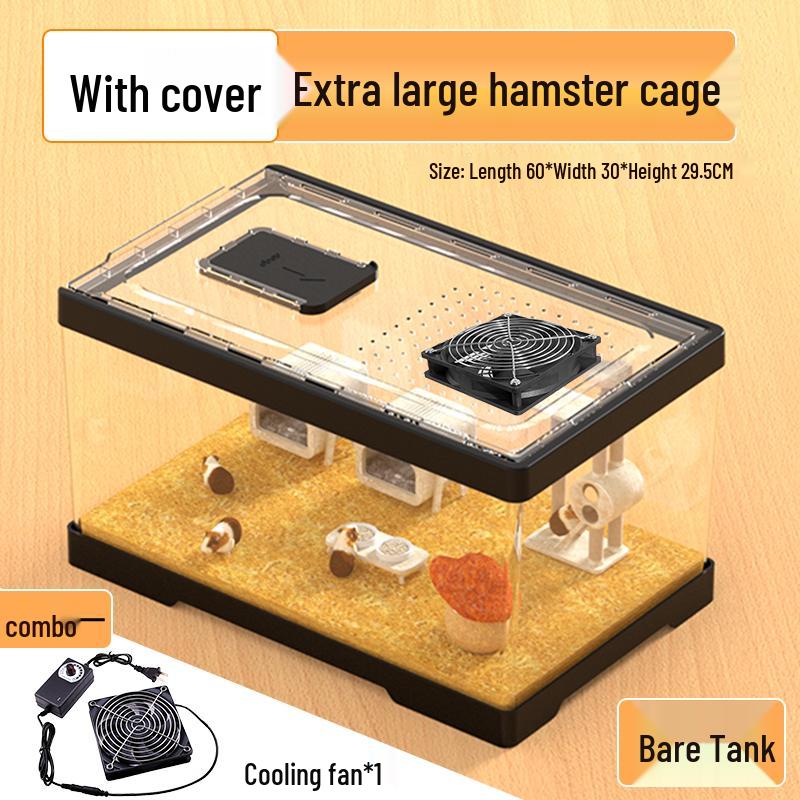 Large Acrylic Hamster & Chinchilla Cage Villa Breeding Box