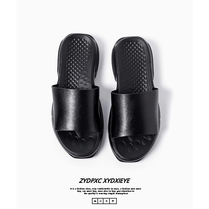 2025 men's slippers summer wear home thick-soled indoor non-slip and wear-resistant sandals beach shoes 3410-B