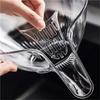 Kitchen Transparent Household Vegetable Washing Drain Basket Vegetable Basin Kitchen Fruit Plate Storage Tool Accessories