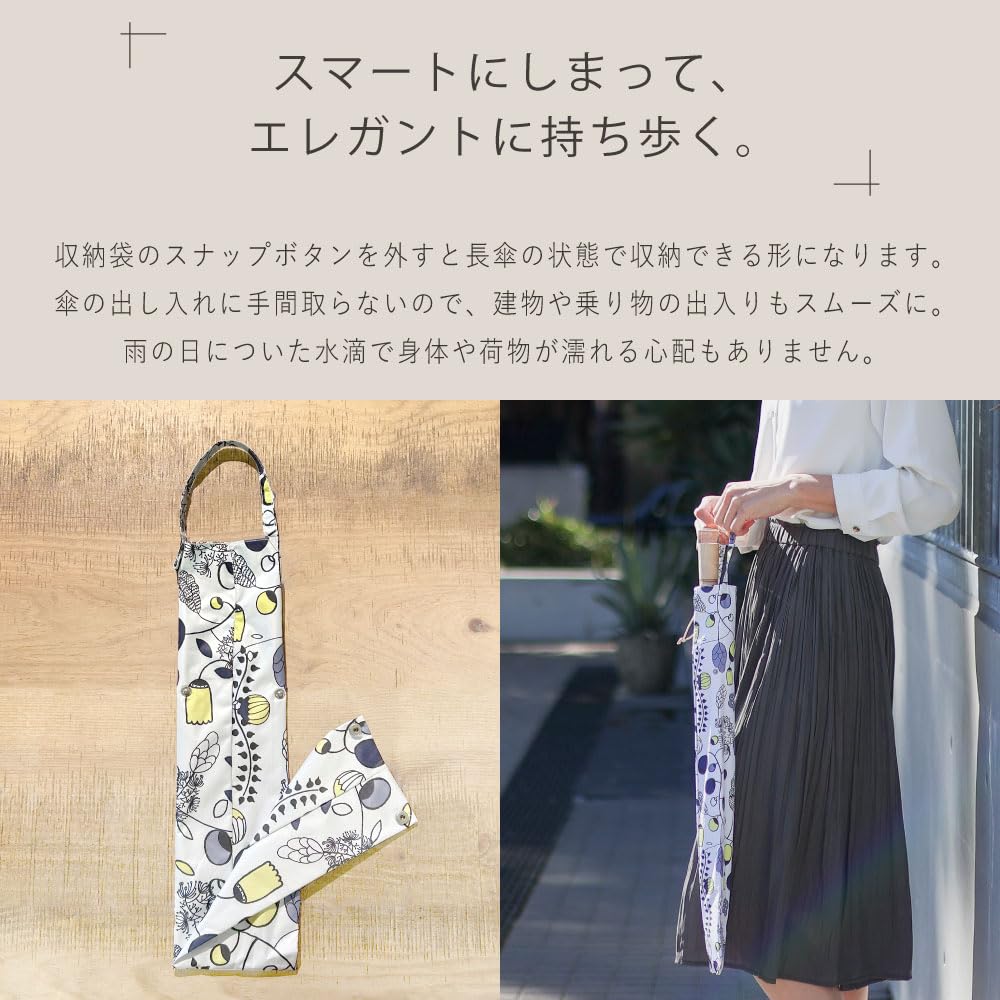 Ogawa Mini Folding Umbrella for Sun and Can Be Carried as a Long UV Protection Light Blocking Rate of Over Safety Manual Blind Includes Safety Cover