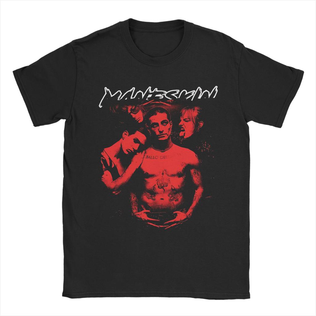 Men's T Shirt Music Maneskin Band T Shirts Hip Hop Summer Tee Shirt Funny Casual Cotton Tops Plus Size 6XL