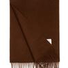 RECLOW RECLOW LAND 100% Cashmere Muffler Dark Brown