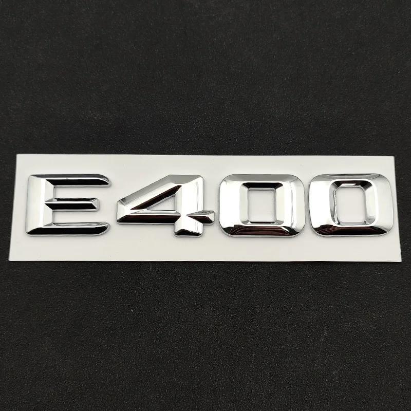 3D ABS Self-adhesive Letters For Car Stickers For Mercedes-Benz E200 E220 E260 E320 E350 CDI 4matic Emblem Trunk Accessories