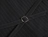 Men's Double-Breasted Striped Stretch Suit Set, Loose Fit, Plus Size for Big & Tall, Perfect for Weddings.