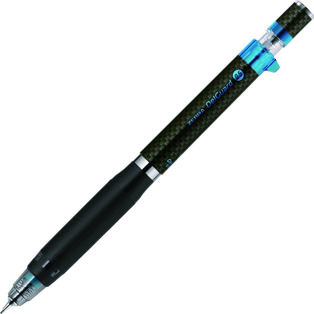 Zebra DelGuard Type ER Mechanical Limited Edition Carbon Blue 0.5 Pencil, (P-MA88-CD-CABL)