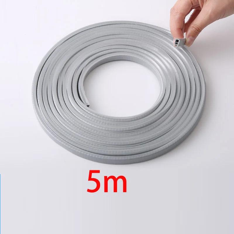 Car Door Anti-collision Sealing Strip Car Door Rubber Strip U-shaped Protection of Doors and Windows Sound Insulation Wrapping