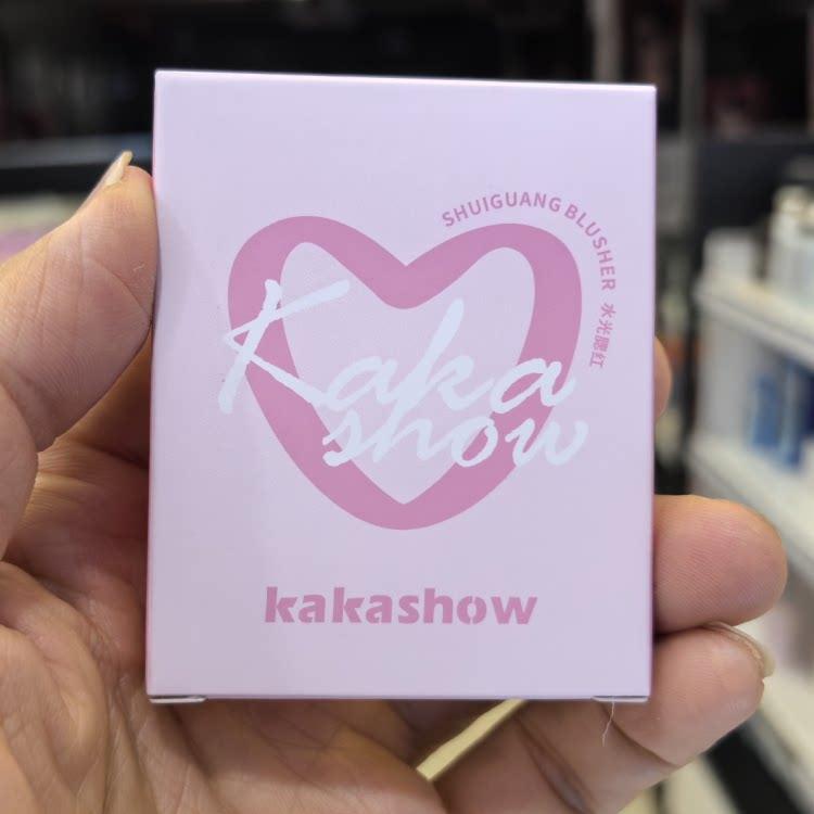 Kakashow Water-Gloss Blush Cream Dual-Color Three-Dimensional Translucent Finish
