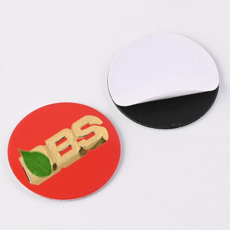 56mm Wheel Center Protector Badge ABS Wheel Center Hub Caps Simple Installation Decorative Sticker