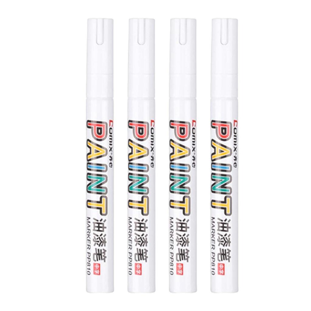 White Permanent Marker,Quick Drying Waterproof Marker Pen,Paint Pen for Mugs DIY Craft Projects Bike