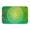 Metatron Cube with Merkaba and Flower of Life Front Door Mat Non-Slip Waterproof Interior   Kitchen Bedroom Rug