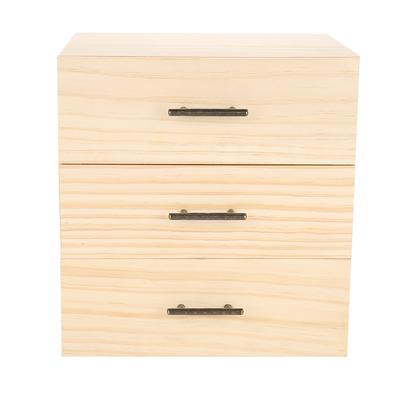 90 Slots Threetiered Essential Oil Bottle Container Wooden Storage Case Box Organizer