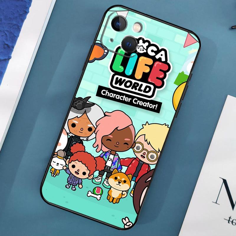 

Чохол Toca Boca Toca Life World для iPhone 15 14 13 12 11 Pro Max X XS Max XR 7 8 Plus SE 2020 2022 Чохол-бампер iPhone 13 mini