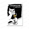 Interessante gatto che beve vino rosso Poster Pubblicità classica Alcool Champagne Pittura a olio Incisioni Soggiorno