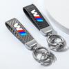 Carbor Fiber Car Keychain for BMW M 1 3 4 5 6 7 Series X1 X4 X5 X6 X7 G20 F48 E60 E36 E39 Key Holder Pendant Chain Ring Sticker jbzh05
