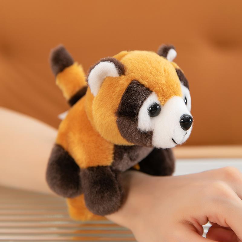 Simuliertes Tier stehend Schulter magnetische Plüschpuppe Tiger Panda Paddelkreis Wasserring Zoo Souvenir Geschenk weiblich