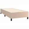 Vidaxl Bed Frame, Cappuccino, 80X200 Cm, Upholstered with Faux Leather